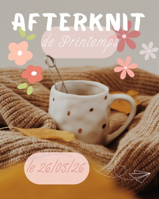 AfterKnit du Printemps à Darwin 🌸

Le renouveau du Printemps est là !
Le soleil revient, les premières fleurs et bourgeons sont de retour ! 🌱
Les matinées sont encore fraîches, mais c'est l'occasion pour de nouveaux projets de mi-saison.

Pour ce faire, je vous donne rendez-vous pour un AfterKnit au Magasin Général, au cœur de Darwin sur la Rive Droite de Bordeaux, le jeudi 26 Mars 2026 de 17h à 19h.

✨ Au programme :

☕ Un moment chaleureux pour découvrir les laines naturelles de Gironde et tricoter en toute convivialité.

🔄 Echange de patrons : Pour ceux et celles qui le souhaitent, je vous propose d'apporter les magazines que vous n'utilisez plus, afin d'effectuer des échanges et pourquoi pas découvrir la prochaine gemme à tricoter !

🧣 Quel est votre tricot de mi-saison préféré : Manche 3/4 ? laine fine ? gilet avec des motifs de dentelles ? 

🌟 Échanges d’astuces et d’inspirations autour de vos projets : tricot, crochet, broderie, filage… tout est bienvenu.

Une belle occasion de tisser des liens autant que des mailles, avec une communauté créative et bienveillante.

On a hâte de vous retrouver pour ce moment cocooning et le plaisir de créer avec les mains ❤️

Info en bio : lien Afterknit pour réserver sa place 🎟

Pour venir depuis Porte de Bourgogne :
🚃Tram E (17:03) jusqu’à Jardin Botanique puis 🚌ligne 61 (17:10) Jardin botanique jusqu’à Darwin
Ou
🚃Tram E (16:34) jusqu’à Place de la Bourse puis 🛳Bateau ligne 2 (16:42 ou 17:07) Quiconces (Jean Jaurès) jusqu’à Bastide Darwin

#lainedeordeaux #lainelocale #tricotaddict #knitaddict #crochetofinstagram #bordeauxtricot #tricothé #cafetricot