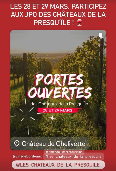 Affiche journées portes ouvertes Château de Chelivette le 28 et 29 mars 2026